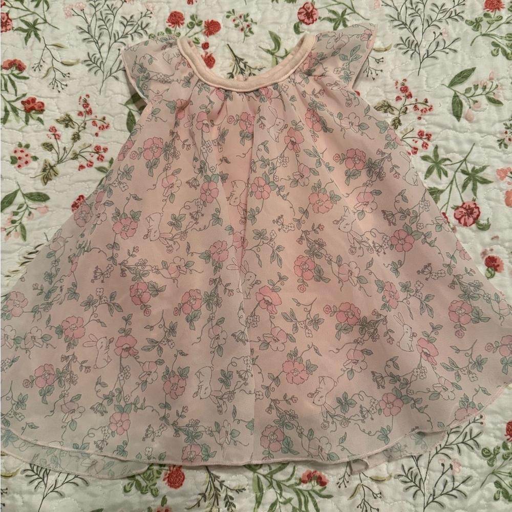 Floral Pink Baby Dress